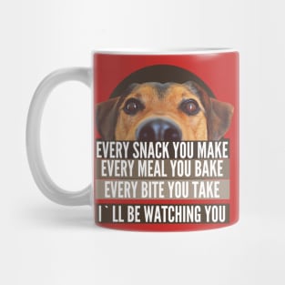 MEN'S I'LL BE WATCHING YOU , DOGS LOVERS Mug